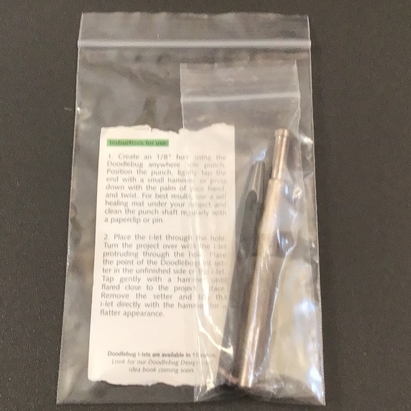 Eyelet tool for Scrapbooking used with Doodlebug I-lets - Picture 2 of 2